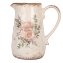 Dekorativer Krug Beige Rosa 17x12x18 cm