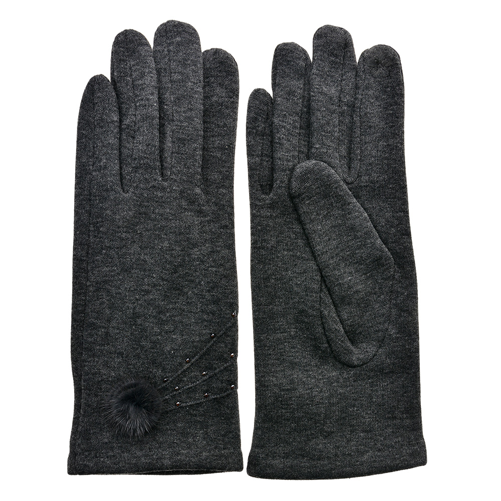 Gants d'hiver Gris 9x24 cm
