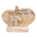 Decorazione Zucca Marrone, Bianco 29x6x22 cm