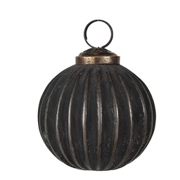 [6GL4690] Palla di natale Nero Ø 7x7 cm