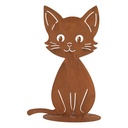 Decoration Cat Brown 17x13x25 cm