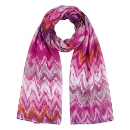 Clayre & Eef Sciarpa donna stampata Rosa Poliestere