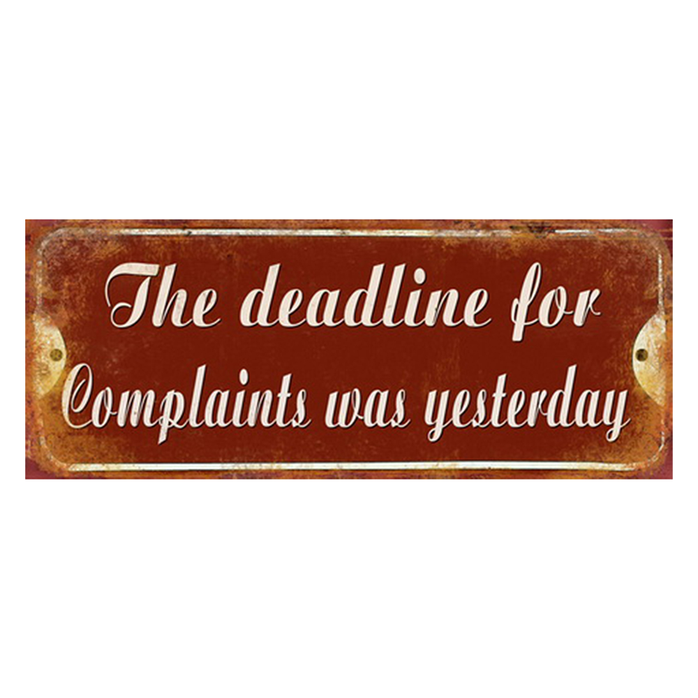 Text Board Red, White 50x1x20 cm