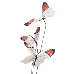 [50880] Decoratie tak met vlinders  10x10x65 cm