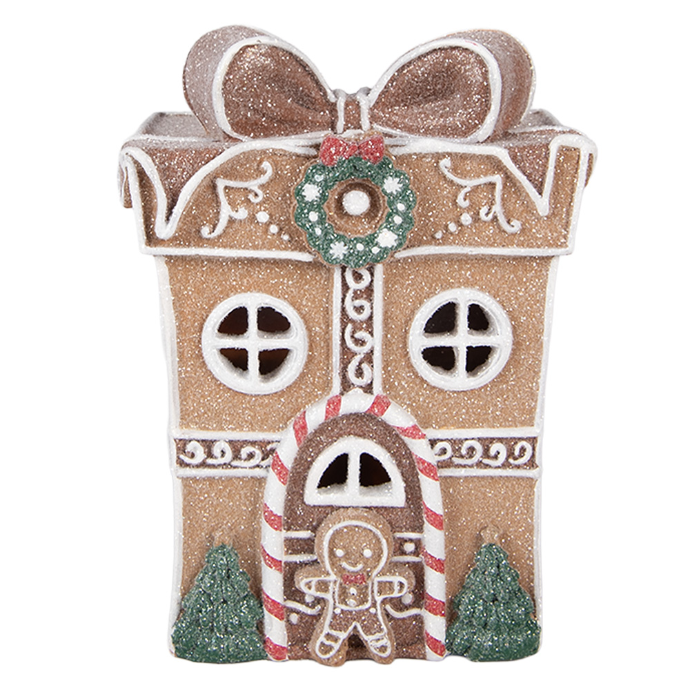Decoratie huis met LED 12x9x16 cm / 2xAAA