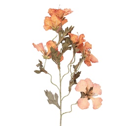[5PL0249O] Rami Artificiali Decorativi con fiori Arancio Verde 8x20x82 cm