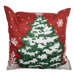[KT021.459] Kissenhülle Rot Weiß 45x45 cm