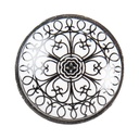 Türknopf Schwarz Weiß Ø 3x2 cm / S3 cm