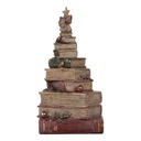 Deko Bücher Rot Goldfarbig 17x15x33 cm