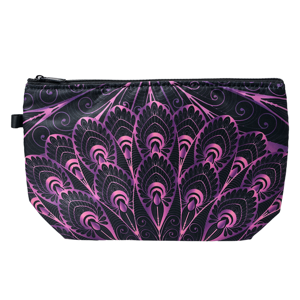 Toiletry Bag Women Black, Purple 22x13x18 cm