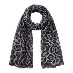 Clayre & Eef Winterschal Damen Grau Polyester