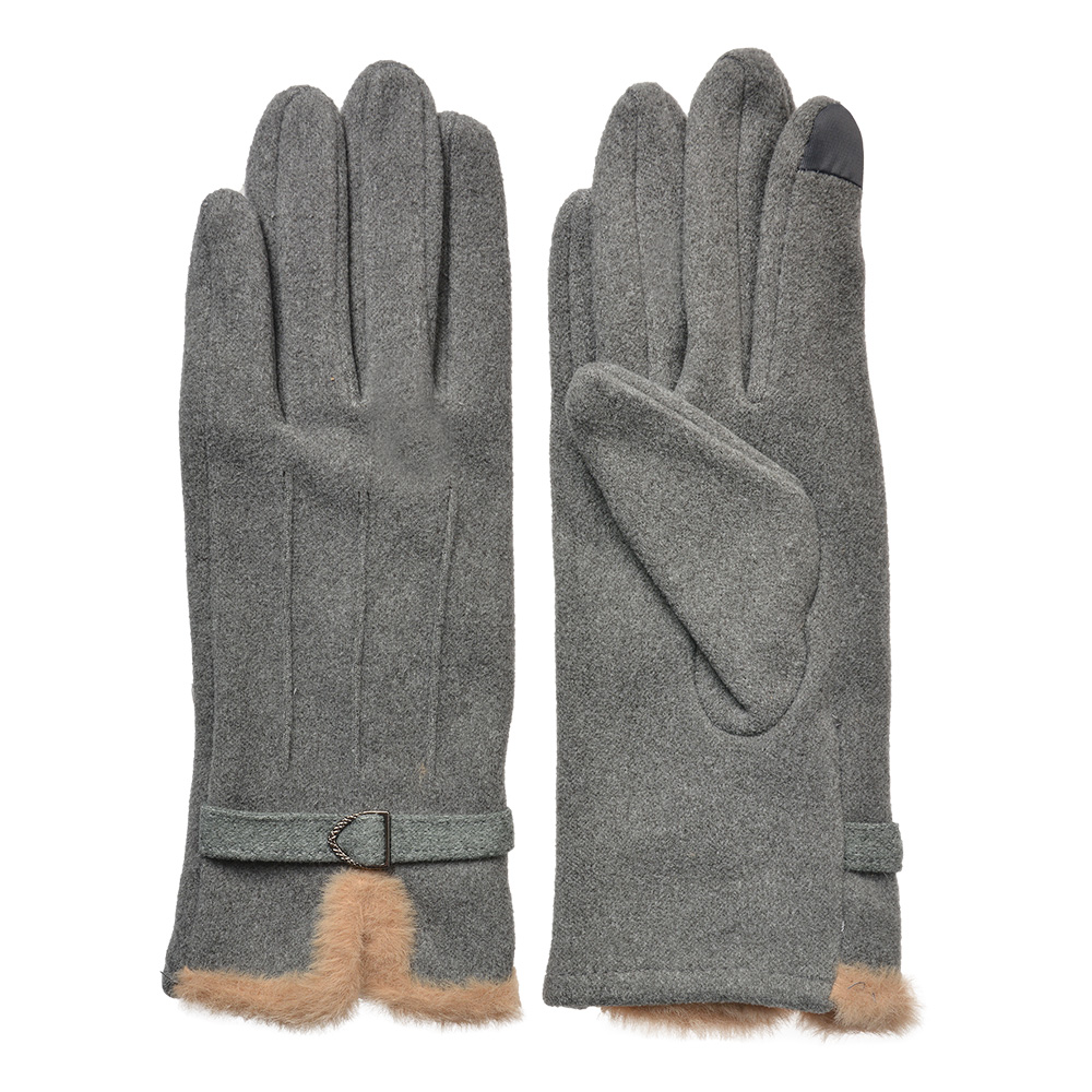 Gants d'hiver Gris 9x23 cm