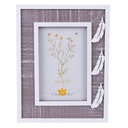 Photo frame Grey, White 17x1x22 cm / 10x15 cm