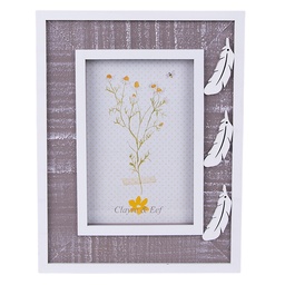 [2F0965] Photo frame Grey, White 17x1x22 cm / 10x15 cm