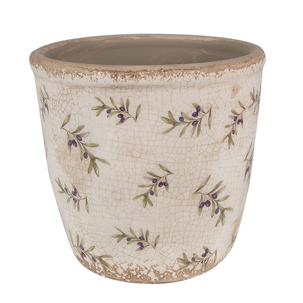 Decoratie bloempot Ø 14x13 cm