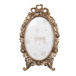 [2F1283] Bilderrahmen Goldfarbig 13x2x23 cm / 10x15 cm