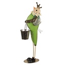 Décoration Oiseau Vert 30x15x83 cm