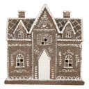 Decorazione Casa con LED Marrone Bianco 26x10x25 cm