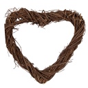 Decoration Couronne Cur Marron 20x20x3 cm