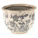 Blumentopf für Innen Grau Beige Ø 16x12 cm