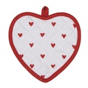 Porte-pots Blanc Rouge 20x20 cm