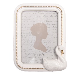 [2F1312] Picture Frame White 17x3x22 cm / 13x18 cm