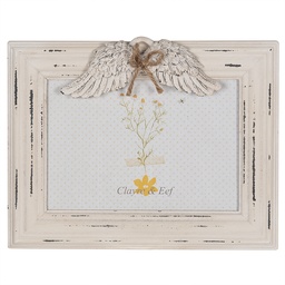 [2F0887W] Cadre photo Blanc 24x3x19 cm / 18x13 cm