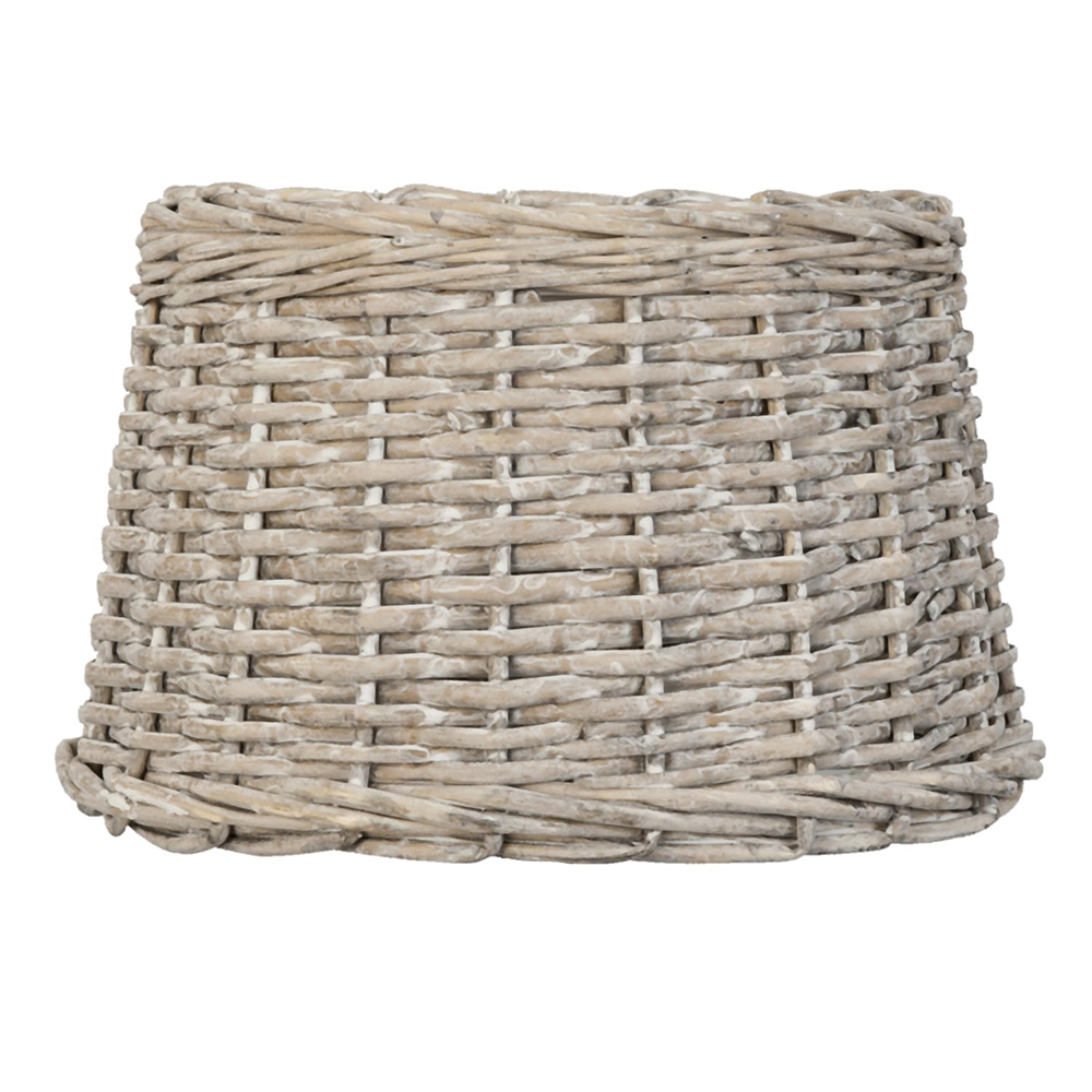 Lampenschirm Deckenlampe Beige Ø 30x19 cm / E27