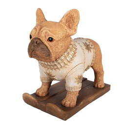 [6MG0167] Decoratie hond 39x20x35 cm
