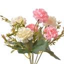Artificial Flower Pink White 15x10x30 cm