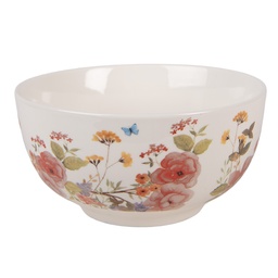 [FFABO] Bol de soupe Blanc Rouge Ø 14x7 cm / 500 ml