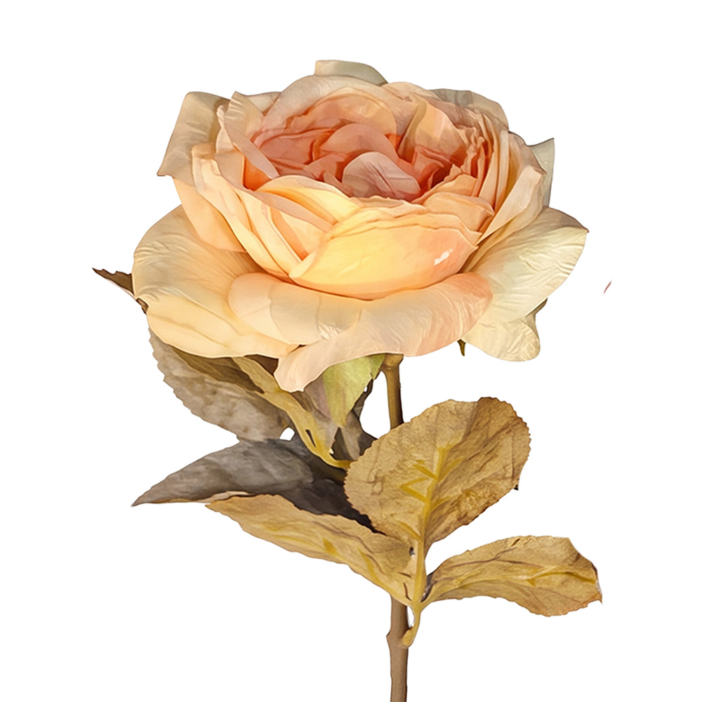 Decorative branch with flowers Orange 63 cm