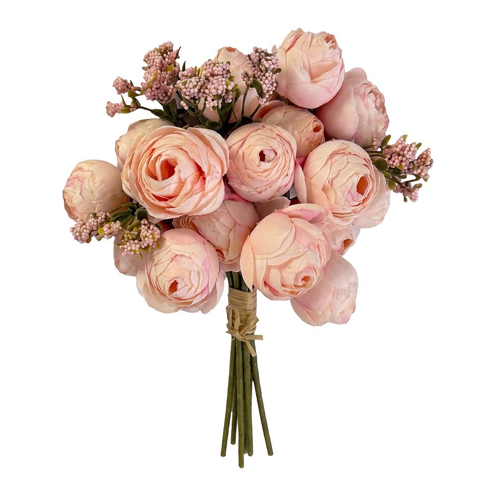Kunstbloem bos rozen 29 cm