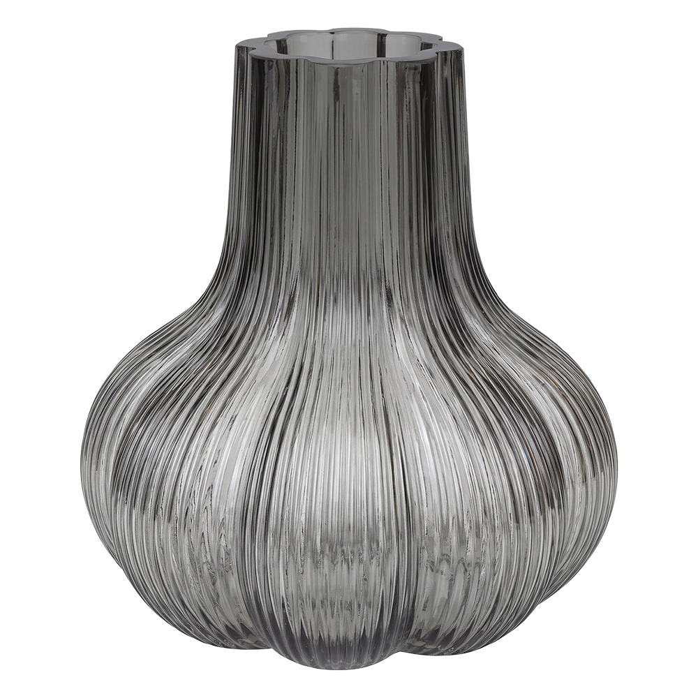 Clayre & Eef Vase Gris Verre