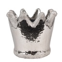 Pot de fleurs d`intérieur Couleur argent Ø 15x14 cm