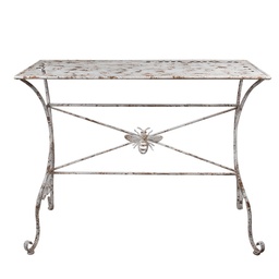 [5Y1244] Bistro Table White 112x50x86 cm