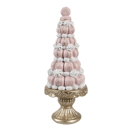 [6PR5163] Decoration cake Pink Gold colored Ø 12x30 cm