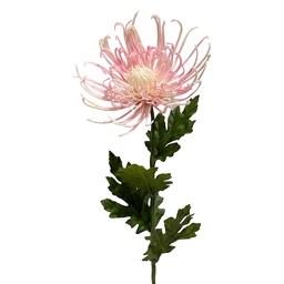 [5PL0334P] Branche décorative avec fleurs Rose Vert 72 cm