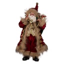 Weihnachtsdeko Weihnachtsmann Rot 16x12x31 cm