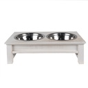 Gamelle animal 40x22x12 cm / 2x500 ml