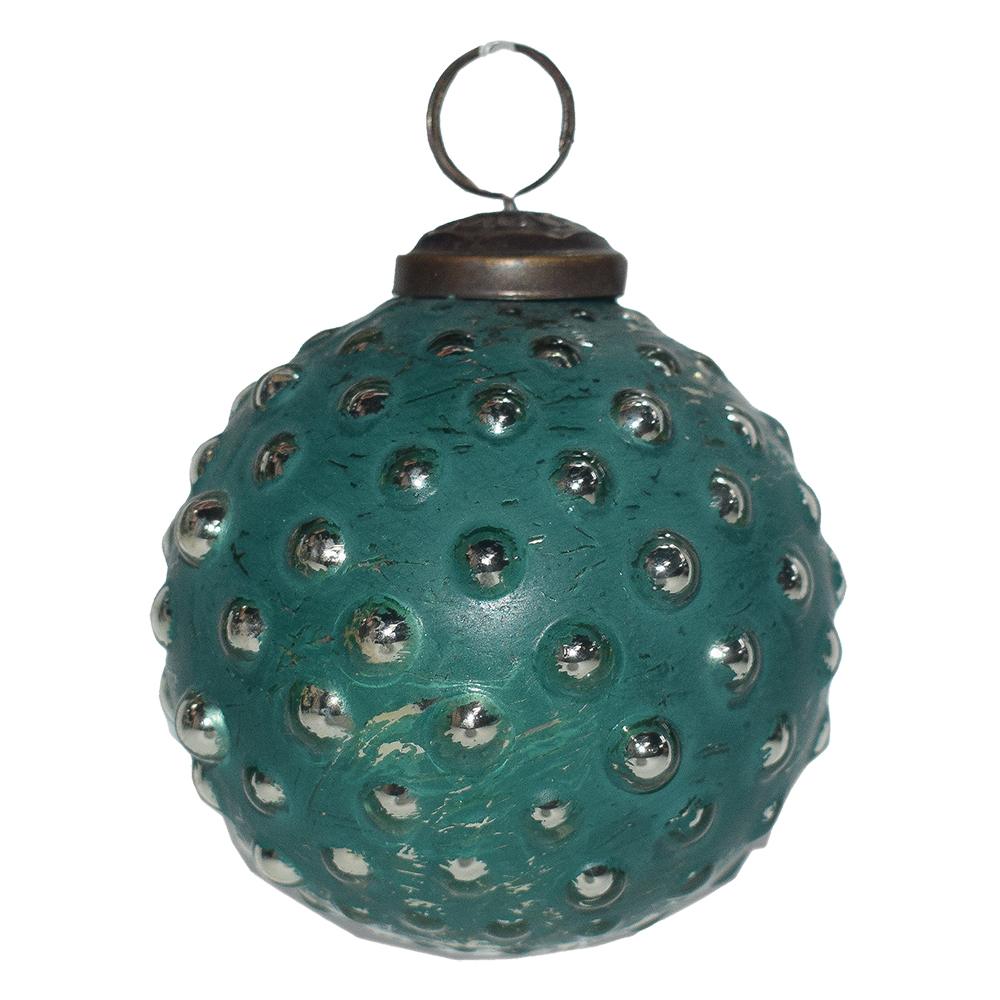 Christmas Bauble Green Ø 7x7 cm