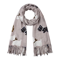 [JZSC0888] Scarf Women Beige 70x180 cm