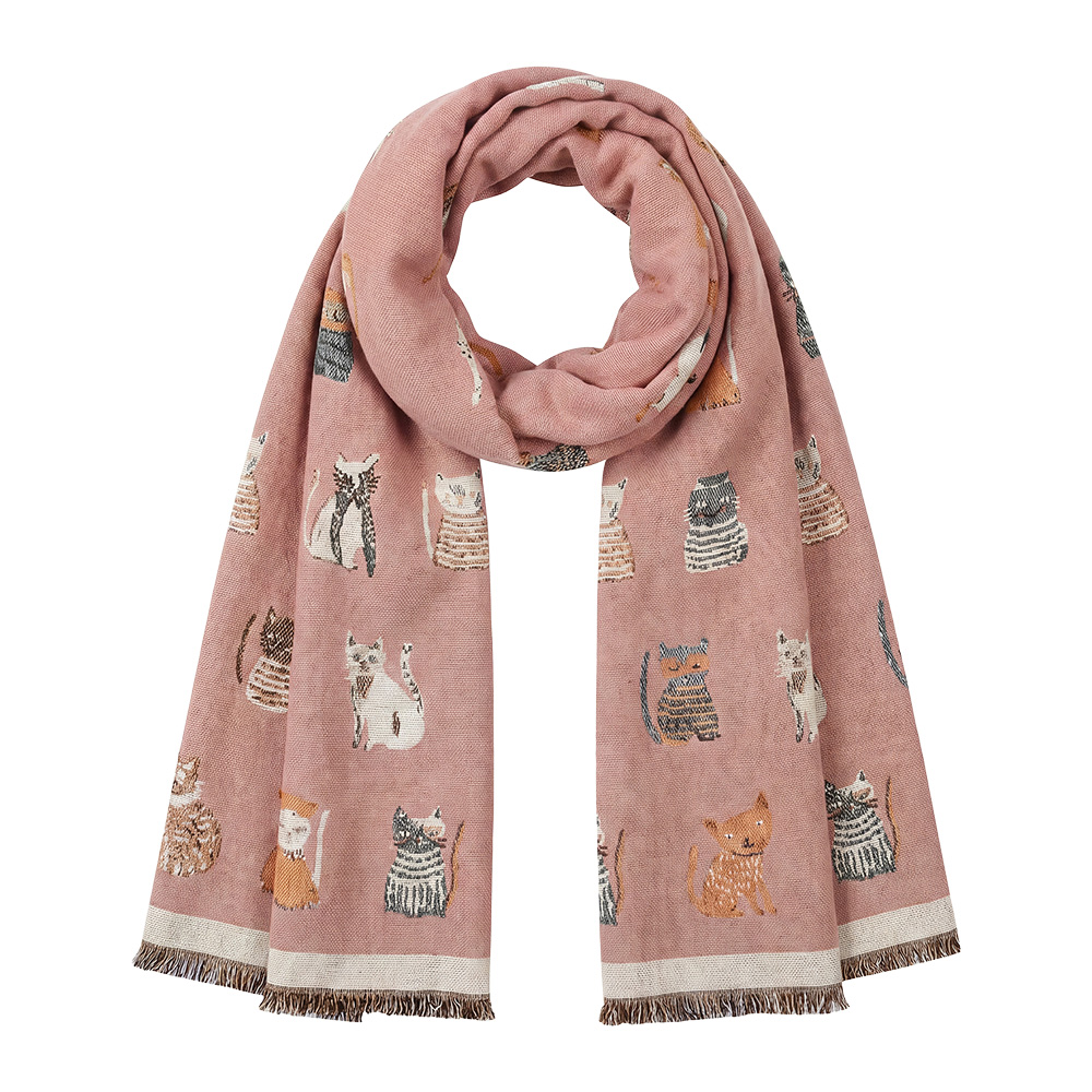 Scarf Women Pink 65x180 cm