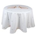 Tovaglia Beige Marrone Ø 170 cm