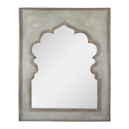 [52S306] Wall Mirror Green 80x4x100 cm