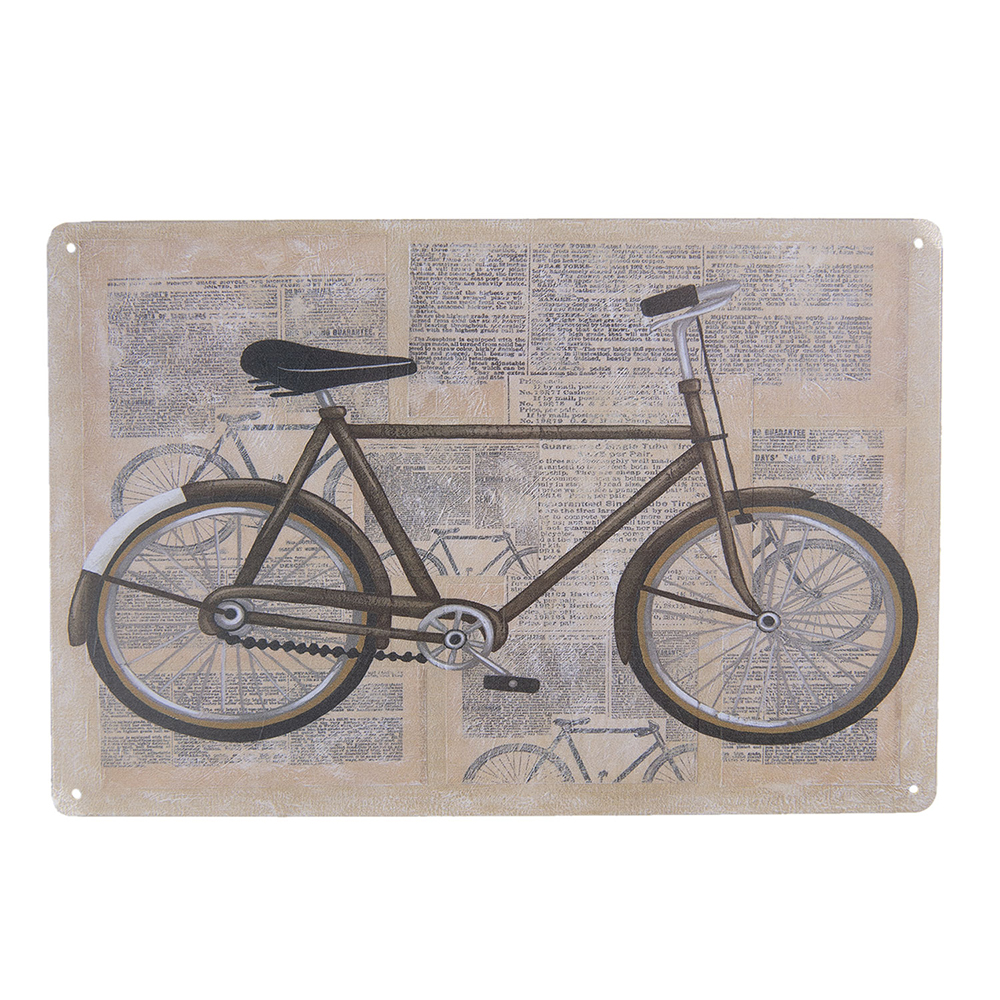 Targa Decorazione Beige, Grigio 30x1x20 cm