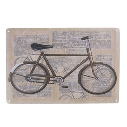 [6Y3499] Targa Decorazione Beige, Grigio 30x1x20 cm