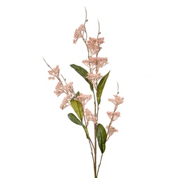 [5PL0164P] Deko Ast mit Blumen Rosa Grün 8x6x80 cm