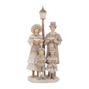 Décoration Chorale de Noël Beige 15x11x29 cm
