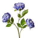 Rami Artificiali Decorativi con fiori Viola Verde 12x8x80 cm